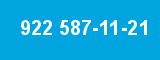 922 587-11-21